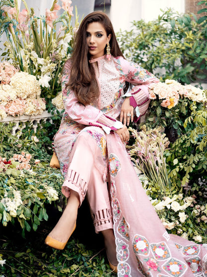 Maryam Hussain – LUXURY LAWN ’23 – L23-07 – BLOOM - Riwayat-e-khas