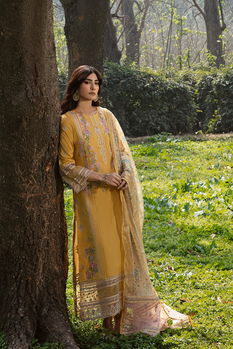 QALAMKAR QLINE-AK-09 MAHROSH-LAWN COLLECTION'23 - Riwayat-e-khas