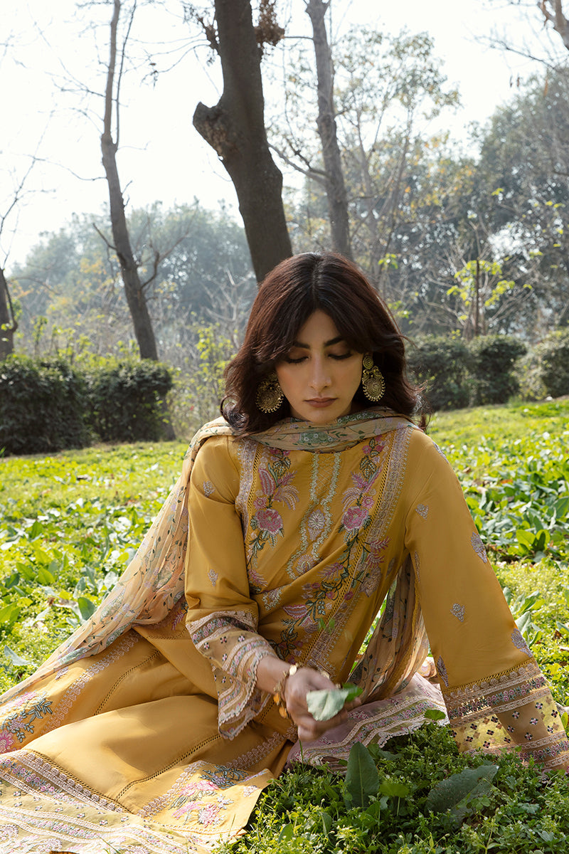 QALAMKAR QLINE-AK-09 MAHROSH-LAWN COLLECTION'23 - Riwayat-e-khas