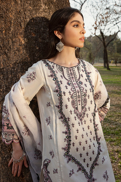 QALAMKAR QLINE-AK-01 SIMA-LAWN COLLECTION'23 - Riwayat-e-khas
