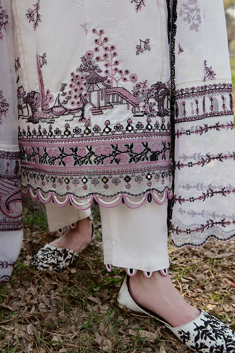 QALAMKAR QLINE-AK-01 SIMA-LAWN COLLECTION'23 - Riwayat-e-khas