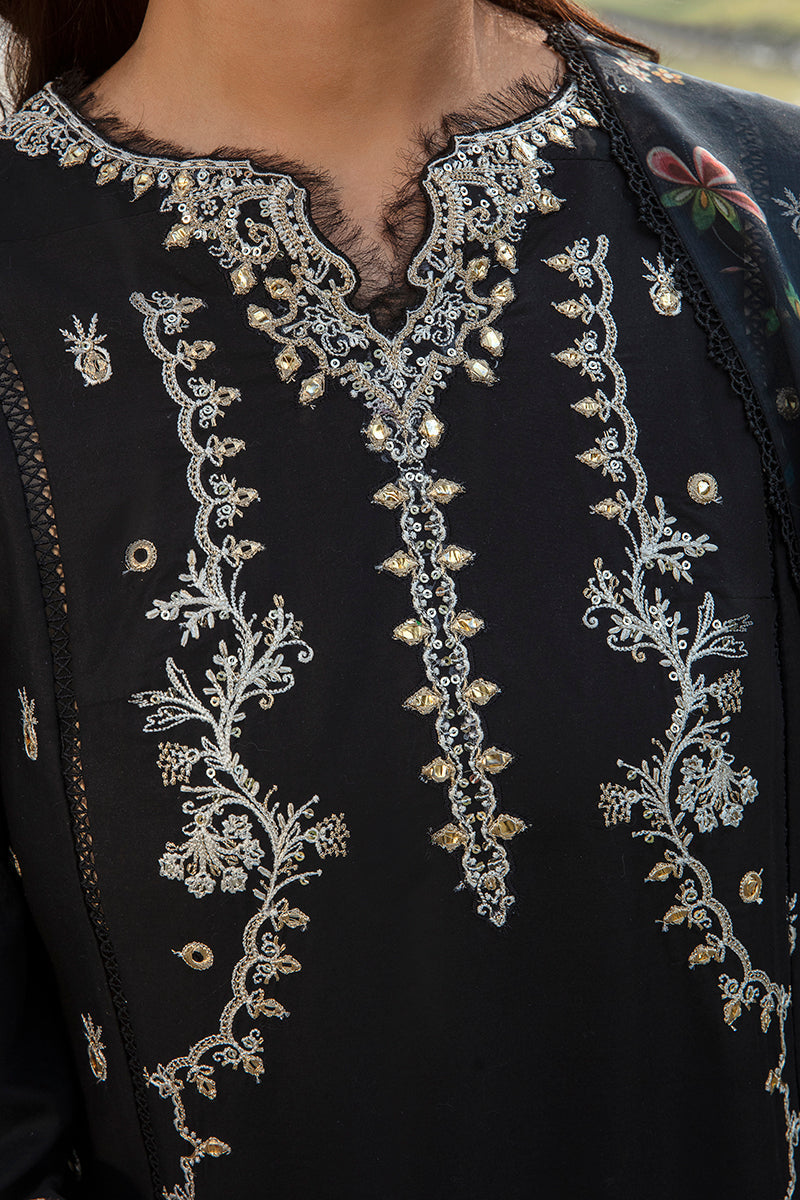 QALAMKAR QLINE-AK-11 SANCHI-LAWN COLLECTION'23 - Riwayat-e-khas