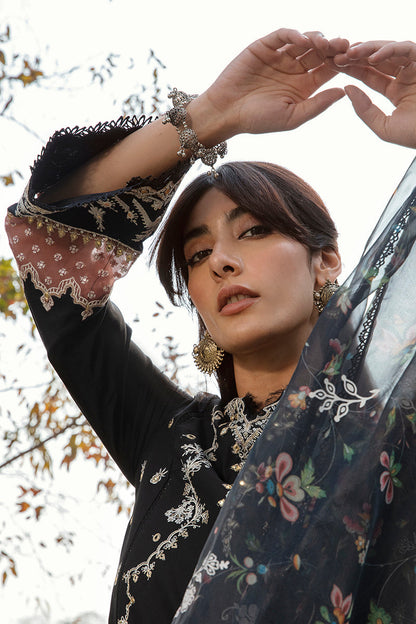 QALAMKAR QLINE-AK-11 SANCHI-LAWN COLLECTION'23 - Riwayat-e-khas