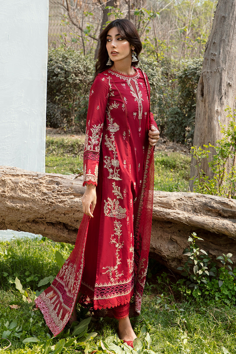 QALAMKAR QLINE-AK-10 KIERA-LAWN COLLECTION'23 - Riwayat-e-khas