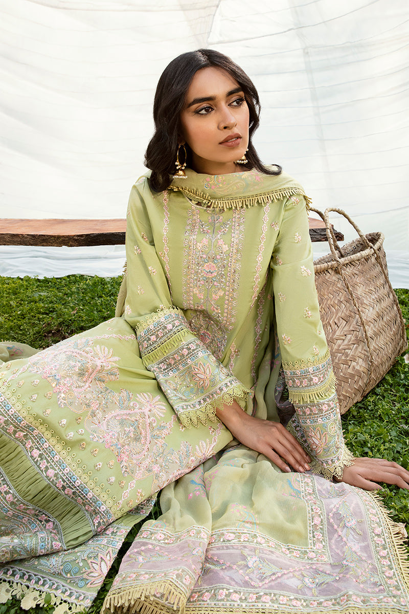 QALAMKAR QLINE-AK-03 RAISA-LAWN COLLECTION'23 - Riwayat-e-khas