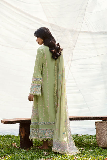 QALAMKAR QLINE-AK-03 RAISA-LAWN COLLECTION'23 - Riwayat-e-khas