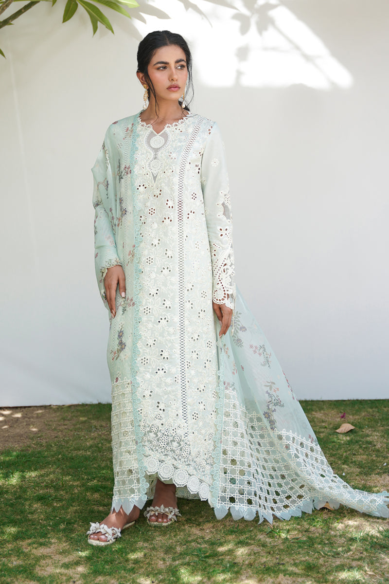 QALAMKAR QLINEKARI-RT-08 AYLIN-LAWN COLLECTION'23 - Riwayat-e-khas