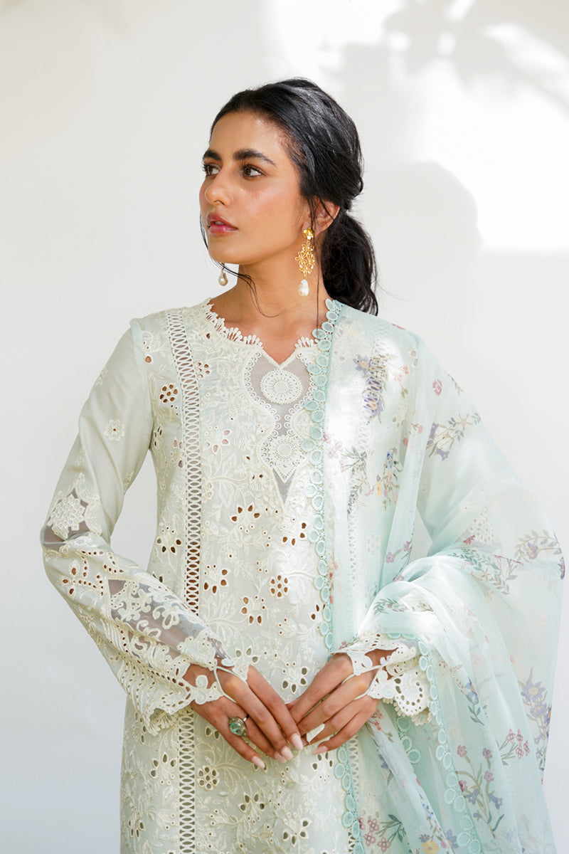 QALAMKAR QLINEKARI-RT-08 AYLIN-LAWN COLLECTION'23 - Riwayat-e-khas
