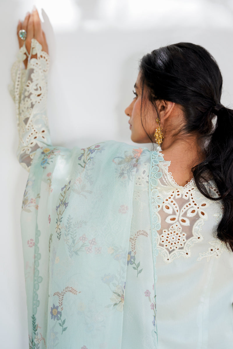 QALAMKAR QLINEKARI-RT-08 AYLIN-LAWN COLLECTION'23 - Riwayat-e-khas