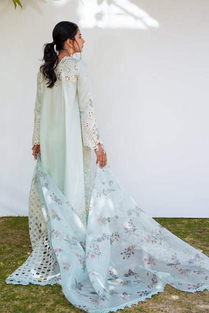 QALAMKAR QLINEKARI-RT-08 AYLIN-LAWN COLLECTION'23 - Riwayat-e-khas