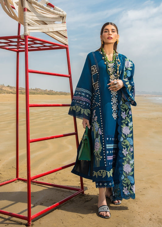 CRIMSON Embroidered Lawn Summer Collection D7-A - Riwayat-e-khas