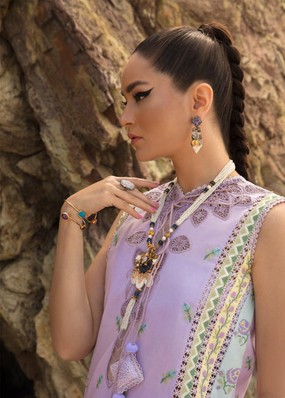 CRIMSON Embroidered Lawn An Ode to Cross Stitch - D5 A - Riwayat-e-khas