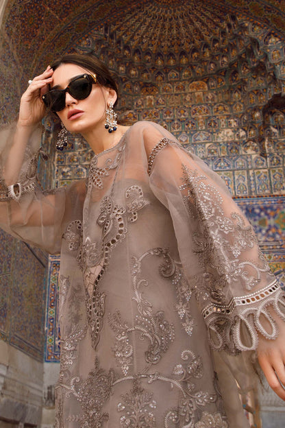 MARIA B EMBROIDED UNSTITCHED LAWN D-2303-A - Riwayat-e-khas