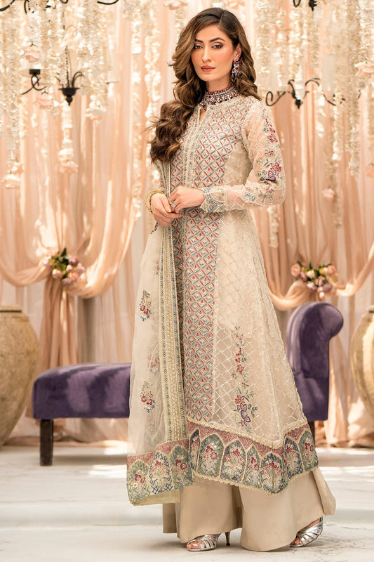 Motifz-4117-AMAYA EMBROIDERED ORGANZA - Riwayat-e-khas