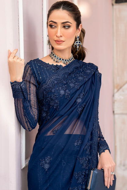 Motifz-4120-CASPARA EMBROIDERED BEMBERG CHIFFON - Riwayat-e-khas