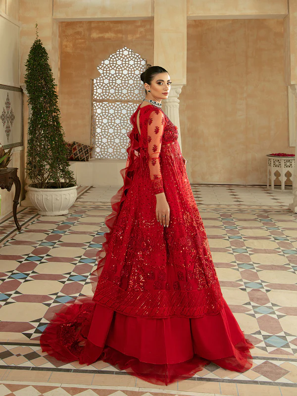 Maryam Hussain – MARWA LUXURY FORMALS ’22 – MF22-03 – GULAAB - Riwayat-e-khas