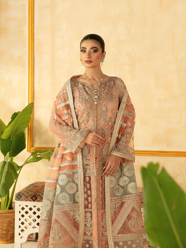 Maryam Hussain – MARWA LUXURY FORMALS ’22 – MF22-06 – MEHAK - Riwayat-e-khas