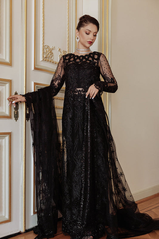 Lumiere By Saira Rizwan Embroidered Net 3Pc Suit SR-05 - Riwayat-e-khas