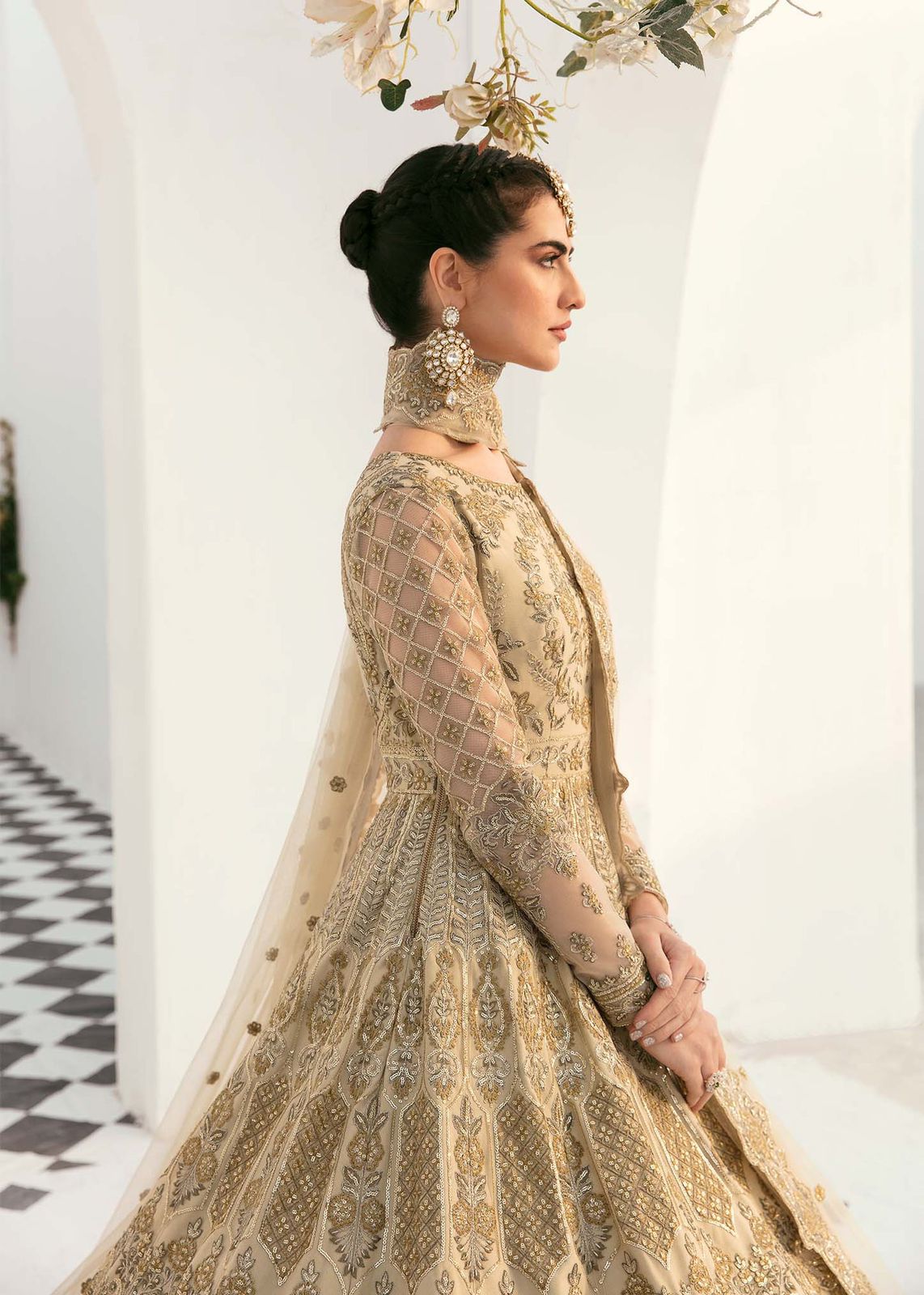 AKBAR ASLAM SILVEEN U-1451 FORMAL COLLECTION STITCHED - Riwayat-e-khas