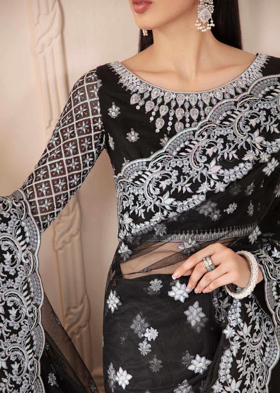 AKBAR ASLAM SILENE U-1441 FORMAL COLLECTION STITCHED - Riwayat-e-khas