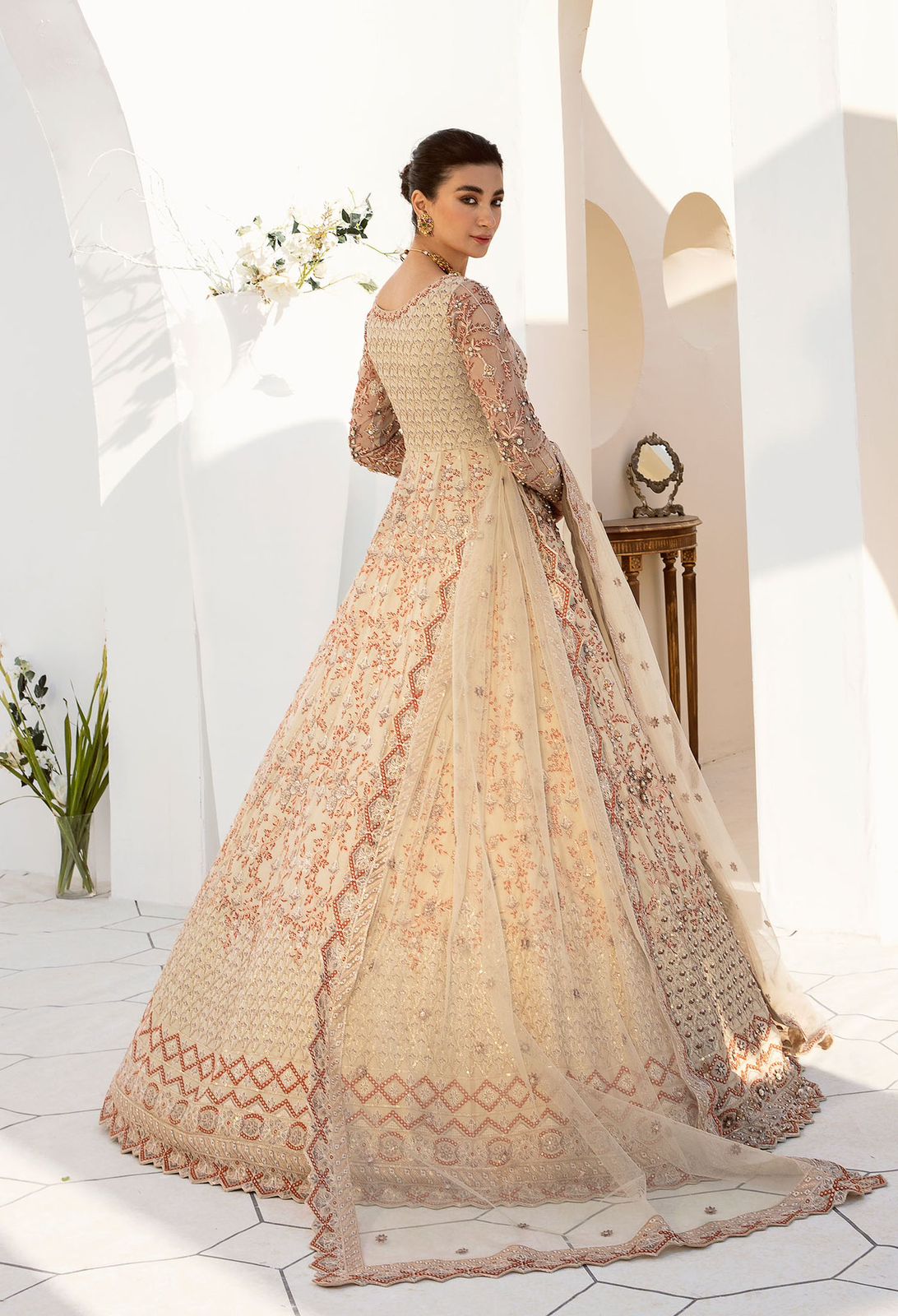 AKBAR ASLAM SELENE U-1463 FORMAL COLLECTION STITCHED - Riwayat-e-khas