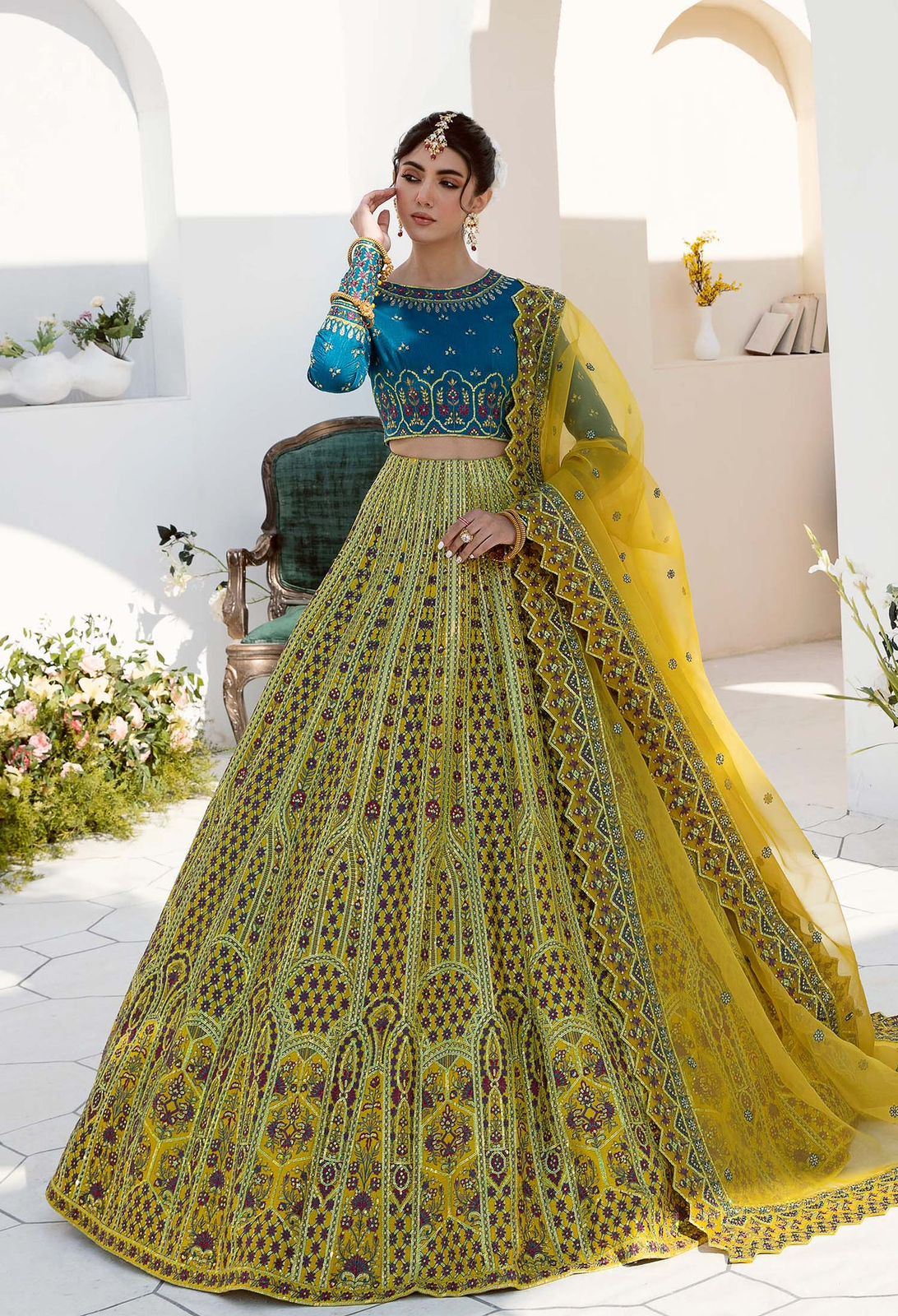 AKBAR ASLAM LITA U-1466 FORMAL COLLECTION STITCHED - Riwayat-e-khas