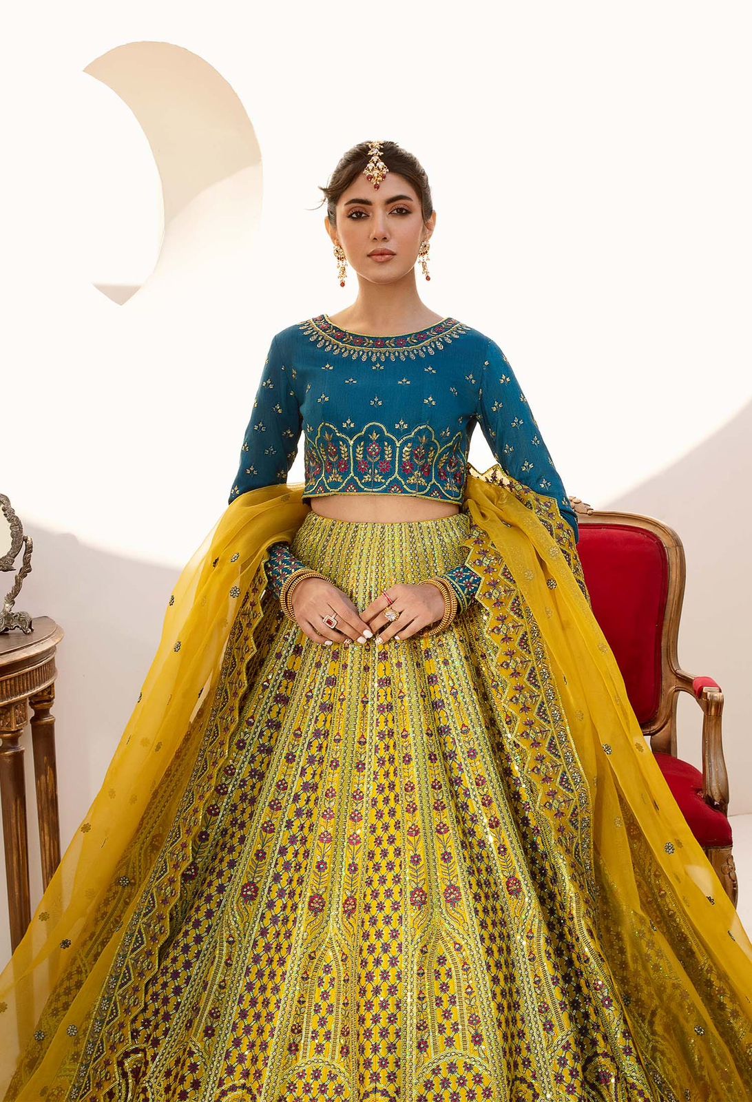 AKBAR ASLAM LITA U-1466 FORMAL COLLECTION STITCHED - Riwayat-e-khas