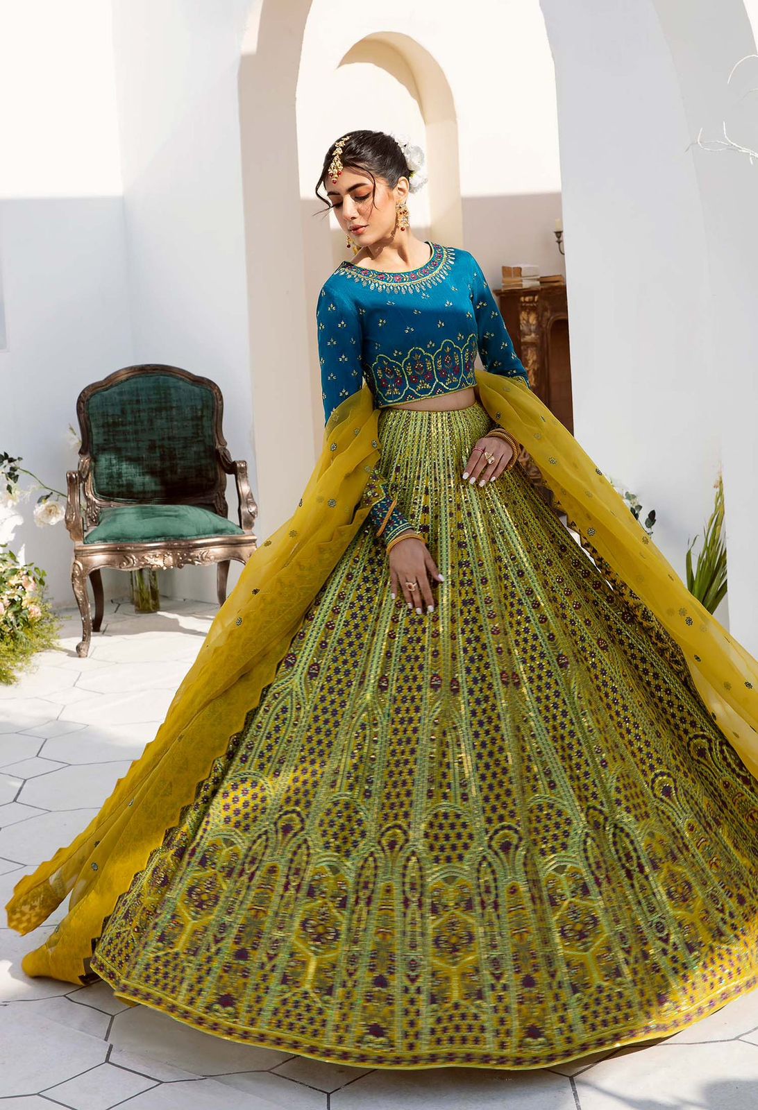 AKBAR ASLAM LITA U-1466 FORMAL COLLECTION STITCHED - Riwayat-e-khas