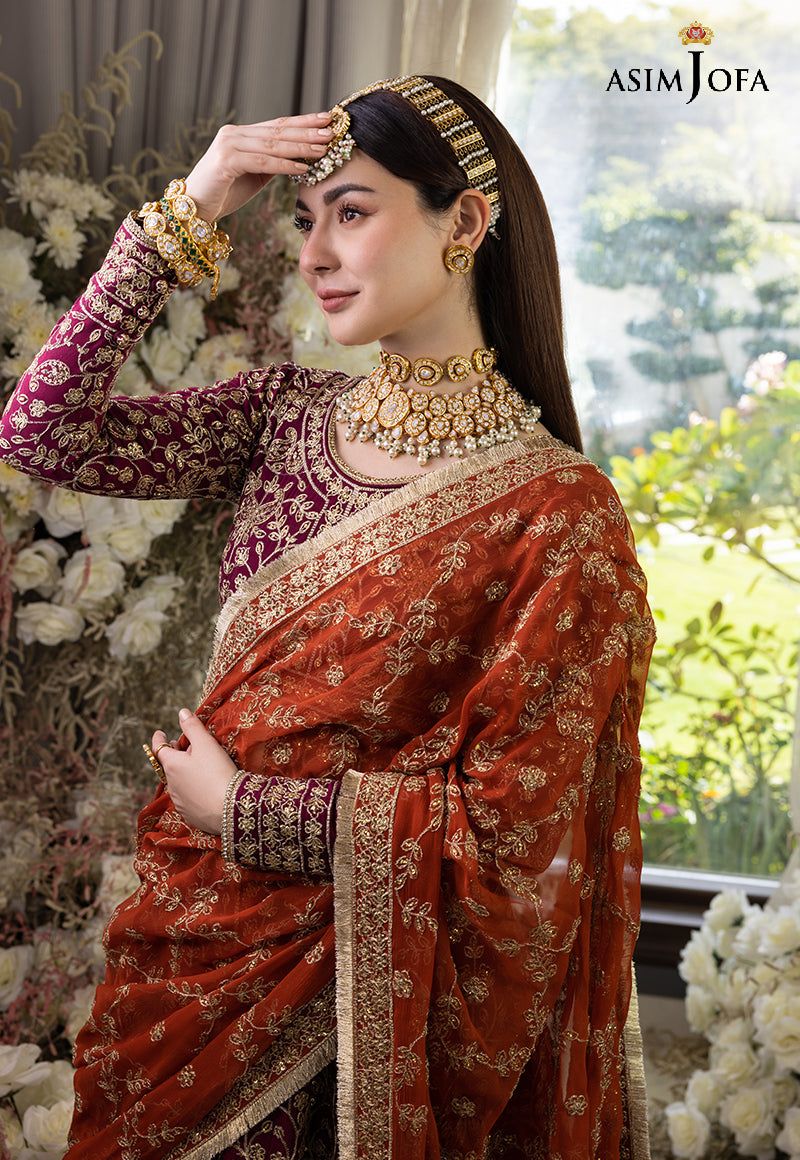 ASIM JOFA LUXUR PRET AJHJ-17 STITCHED - Riwayat-e-khas