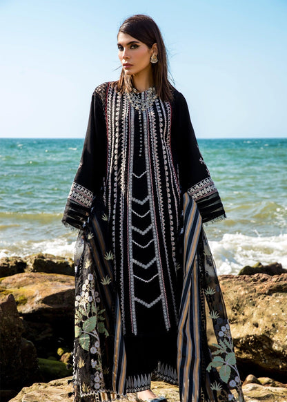 CRIMSON Embroidered Lawn Marori Dreams - D4 B - Riwayat-e-khas